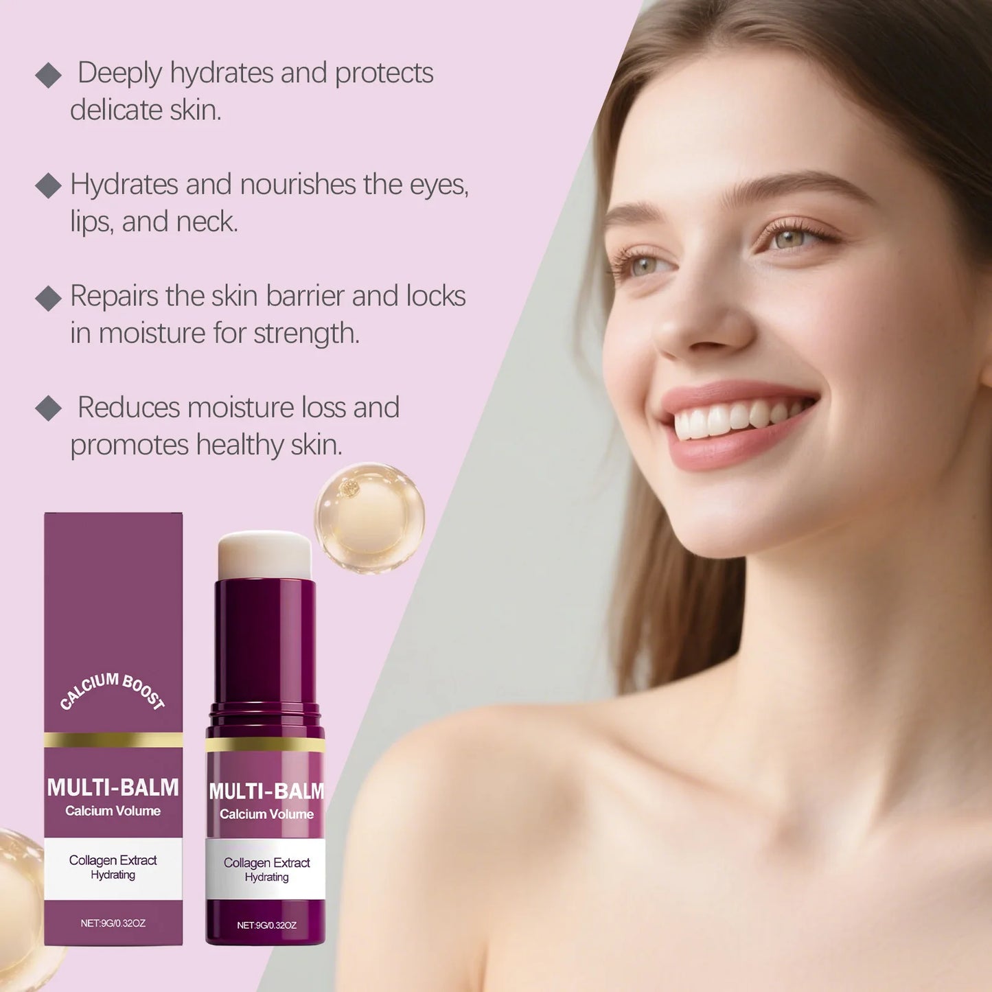 Anti-Aging Calcium Multi Balm Stick | Firming Moisturizer