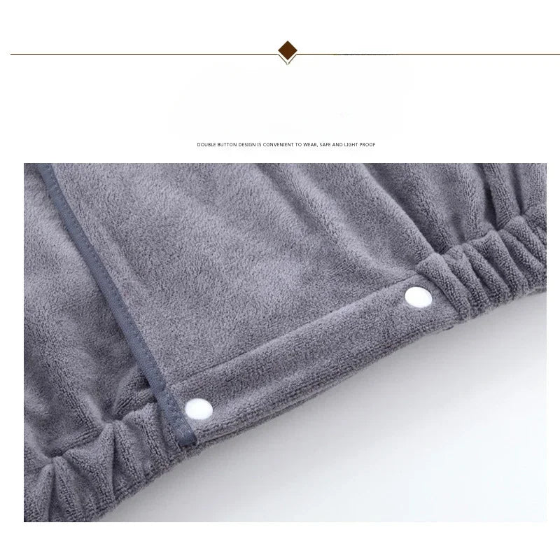 Home use ultra-fine fiber soft and thick strong water absorption beauty sauna robe beauty salon spa center bathrobe bath towel Peaceful Pleasures Health and Wellness