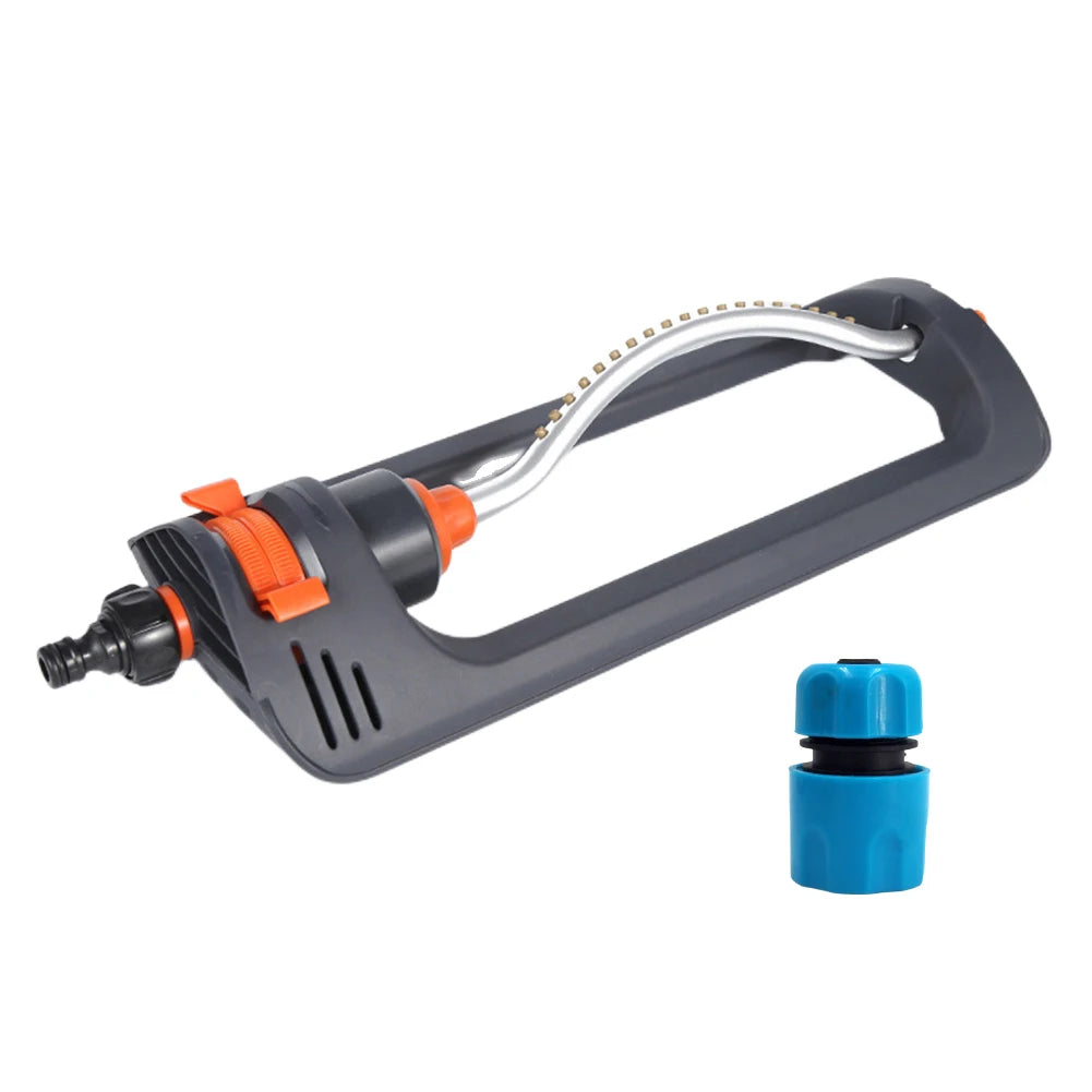 Oscillating Garden Sprinkler – 4 Modes, 19 Nozzles Peaceful Pleasures Health and Wellness Blue United States