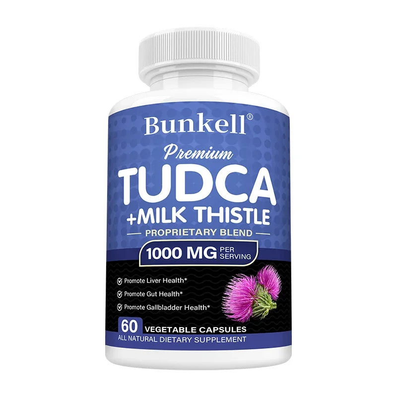 Liver Detox Capsules with Milk Thistle & TUDCA | Bunkell