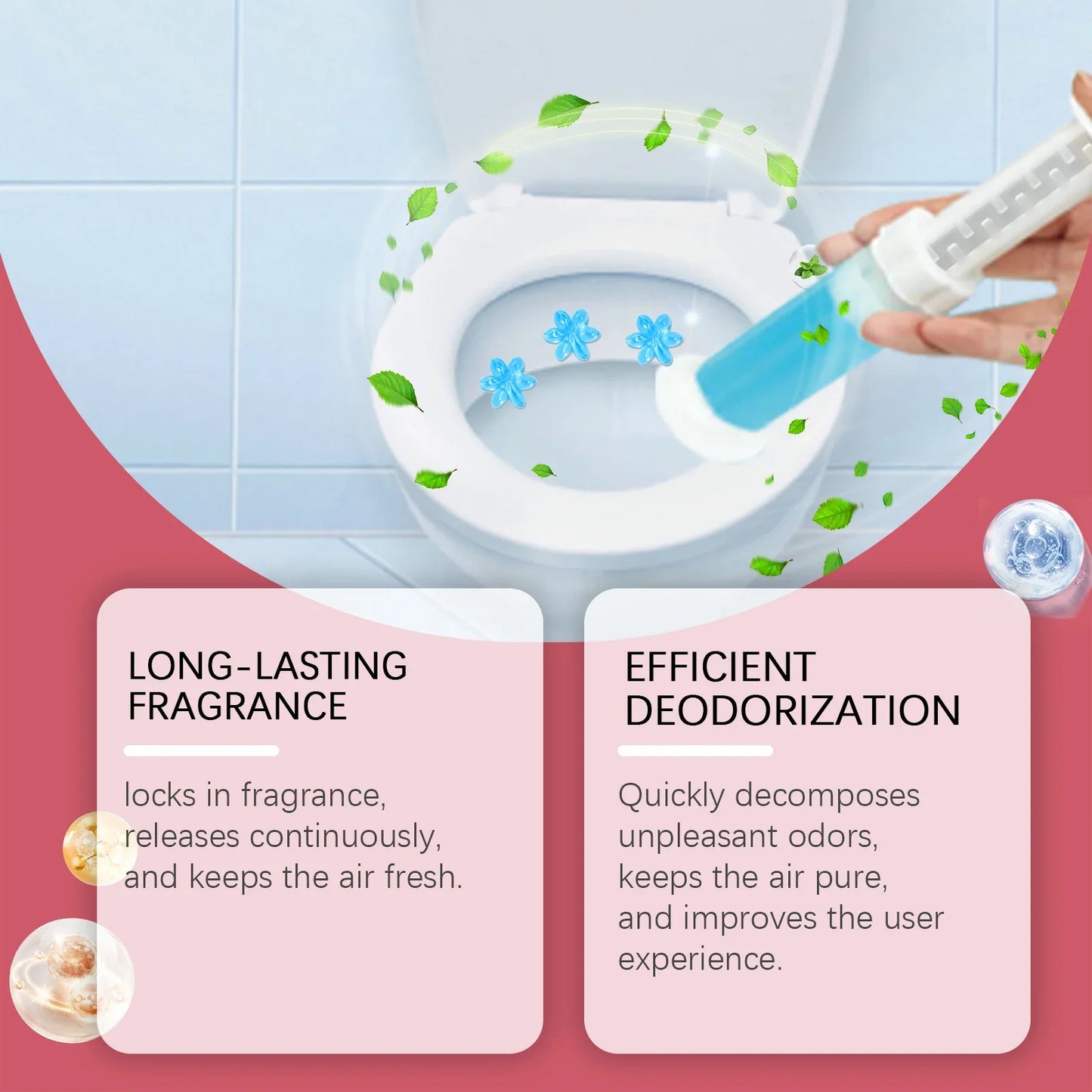 JAKEHOE Toilet Bowl Cleaning Gel – Odor Remover & Stain Fighter