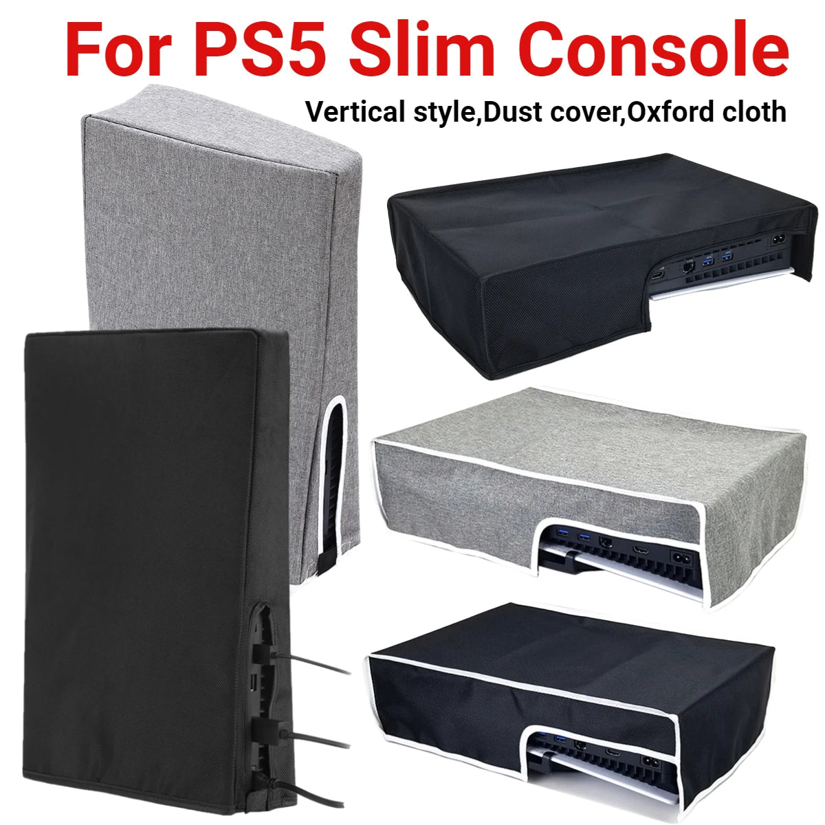Dust Proof Cover For PS5 Game Console Protector Case Anti-scratch Sleeve Protective Host Guard Case For PS5 Slim Game Accessorie Peaceful Pleasures Health and Wellness