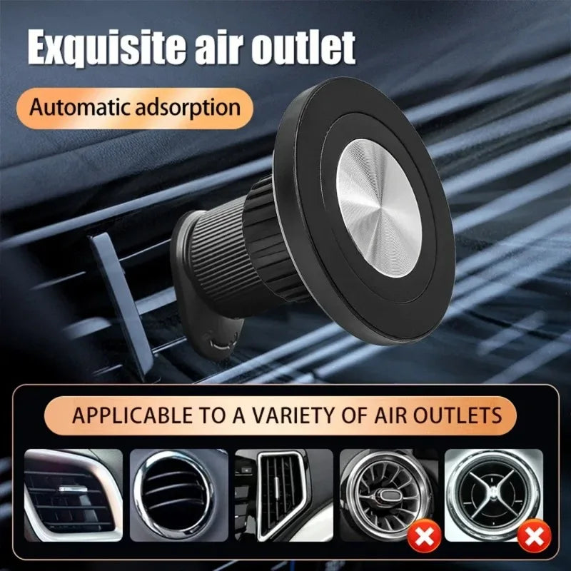 2026 For MagSafe Car Mount Accessories Universal Magnetic Car Phone Holder Parts Suitable for 17mm Ball Head Base Magnet Bracket Peaceful Pleasures Health and Wellness