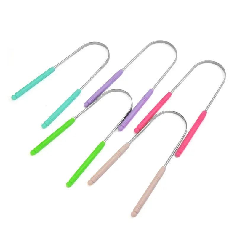 Stainless Steel Tongue Scraper | Daily Oral Hygiene Tool