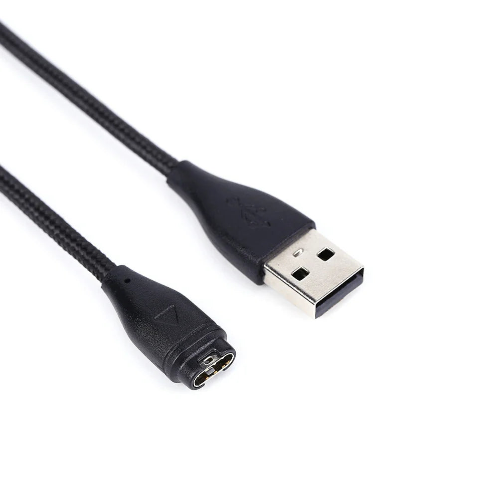 Nylon Braided USB Charger Cable for Garmin Fenix Venu Instinct