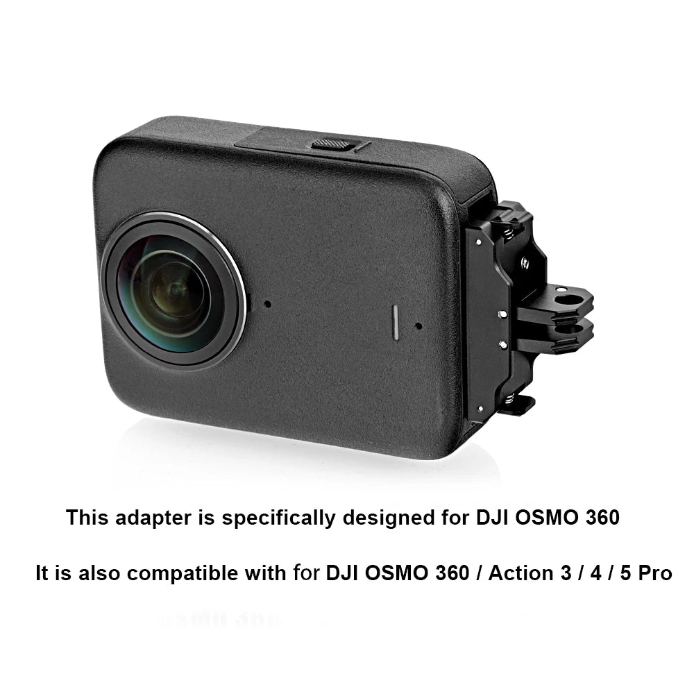 Magnetic Camera Mounting Base With 1/4 Inch Screw Hole Quick Release Foldable Extension Mount For DJI Osmo 360 Camera Peaceful Pleasures Health and Wellness
