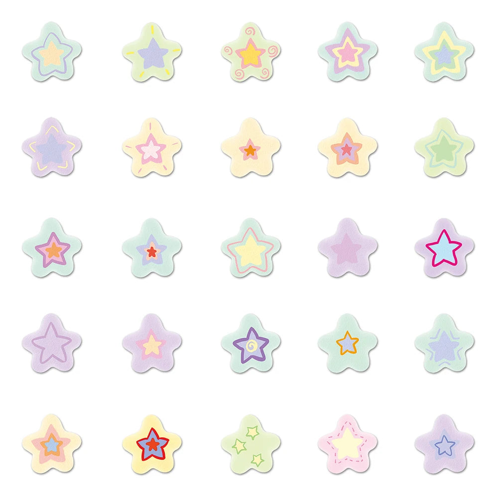 50 Star Graffiti Small Fresh Cute Cartoon Waterproof Decorative