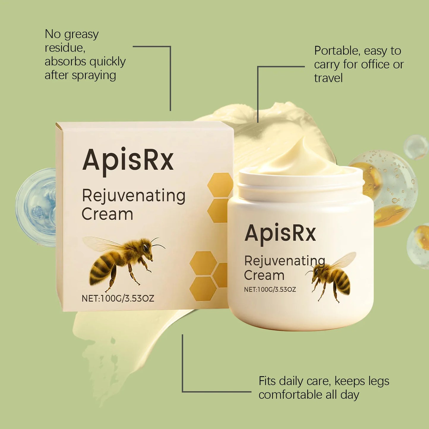 Varicose Vein Relief Cream – Leg Swelling, Spider Vein & Edema