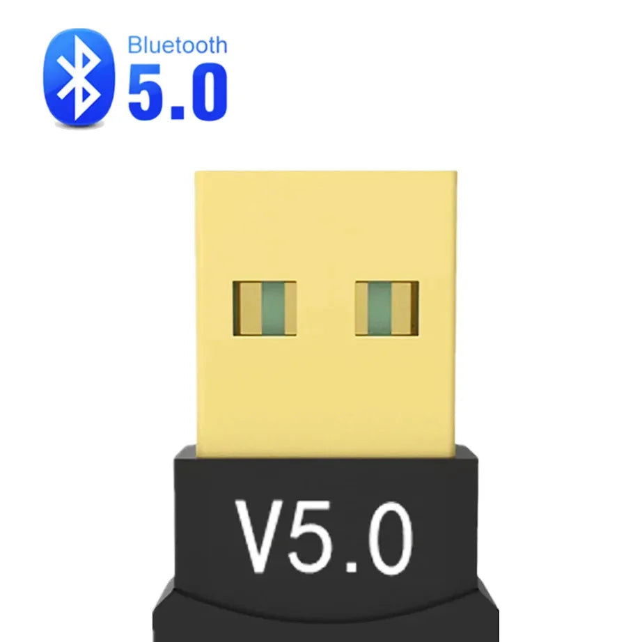 USB Bluetooth 5.3 Adapter for PC Laptop Computer Wireless Dongle Bluetooth Adapter Support Mouse Keyboard Windows 7/8.1/10/11 Peaceful Pleasures Health and Wellness Bluetooth 5.0