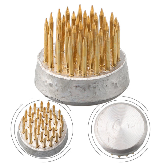 Round Ikebana Kenzan Flowers Base Holder Spiky Frog Fixed Tool Floral Peaceful Pleasures Health and Wellness 46mm
