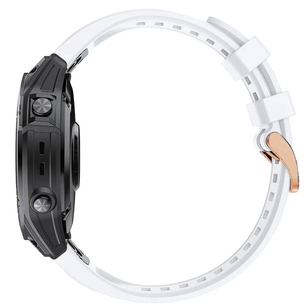 20mm Silicone QuickFit Band for Garmin Fenix 7S 6S 5S Pro Peaceful Pleasures Health and Wellness