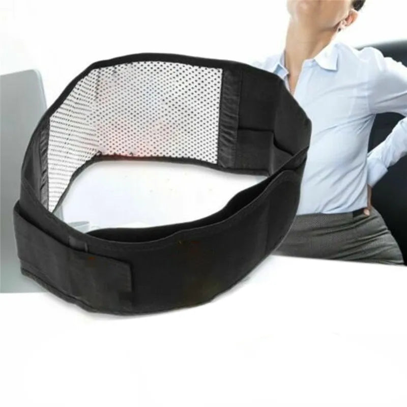 Waist Support Women Adjustable Self Heating Magnetic Therapy Back Waist Support Belt Lumbar Brace Massage Band Health Care Peaceful Pleasures Health and Wellness