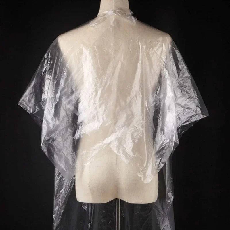 Disposable Hairdressing Capes PE Waterproof Barber Aprons 200pk