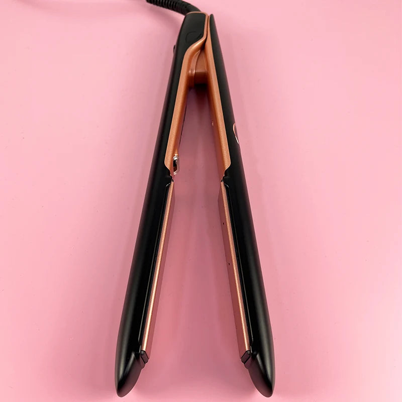 Professional Flat Iron Negative Ion Ceramic Hair Straightener Electric Fast Heat-Up Salon Styling Straightener Iron Peaceful Pleasures Health and Wellness