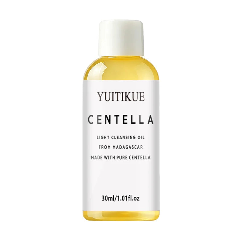 YUITIKUE Centella Light Cleansing Oil Pure Centella Gentle Makeup Remover Oil Deep Cleansing Hydrating Sensitive Skin Cleanser Peaceful Pleasures Health and Wellness 1pc