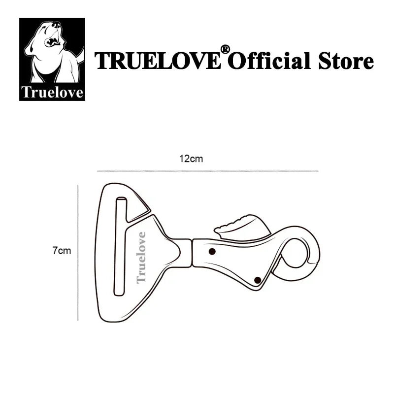 Truelove Pet All Car Seat Belt Safety Buckle with Collar or Harness High-quality Lightweight Aluminium Alloy Portable TLM1993 Peaceful Pleasures Health and Wellness