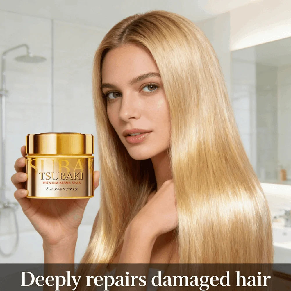 TSUBAKI 180g Salon Hair Mask – Anti-Frizz Repair & Nourishing Conditioner Peaceful Pleasures Health and Wellness