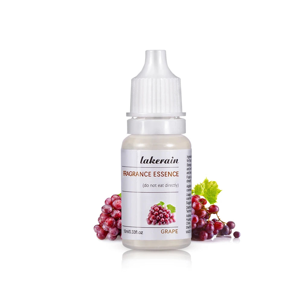 DIY 10ml Pure Fruit Fragrance Oil Diffuser Essential Oils Strawberry Flavor Oil For Lip Gloss DIY Soap Making Lipgloss Essence Peaceful Pleasures Health and Wellness 23 Grape