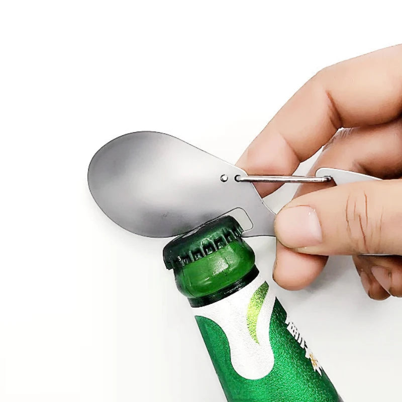 Titanium Spork – Lightweight Camping Fork & Spoon Utensil Camping Spork Peaceful Pleasures Health and Wellness