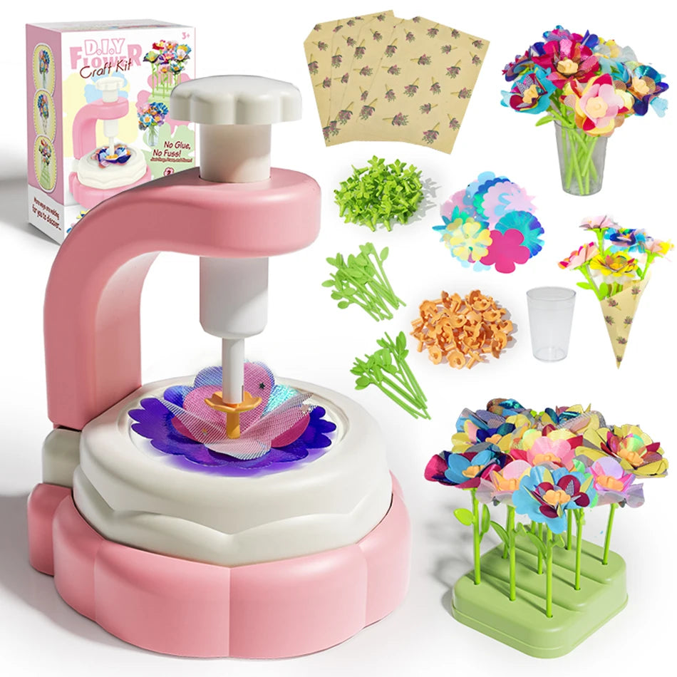 Handmade DIY Simulation Bouquet Embossing Machine Toys Flower Craft