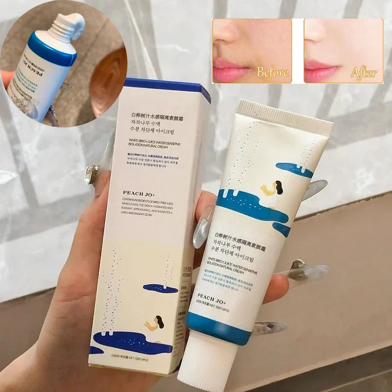 Birch Sap Primer Korean Hydrating Natural Makeup Effect Long-lasting Primer Refreshing Brighten All Skin Types Daily Face Cream Peaceful Pleasures Health and Wellness