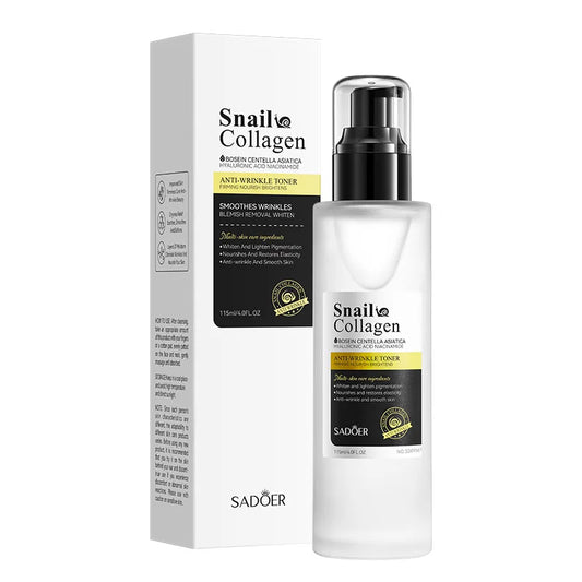 SADOER Snail Collagen Face Toner – Hydrating & Brightening Face Toner Serum Peaceful Pleasures Health and Wellness Default Title