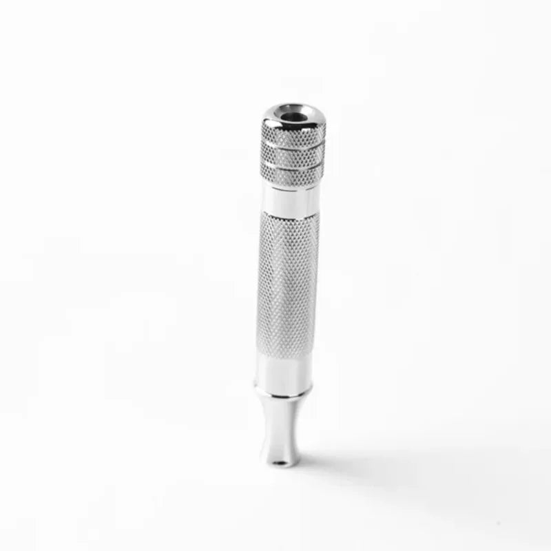 2026 Flash Sale Yaqi Razor Handle Yaqi Diagonal Stainless Steel Safety Razor Handle Peaceful Pleasures Health and Wellness