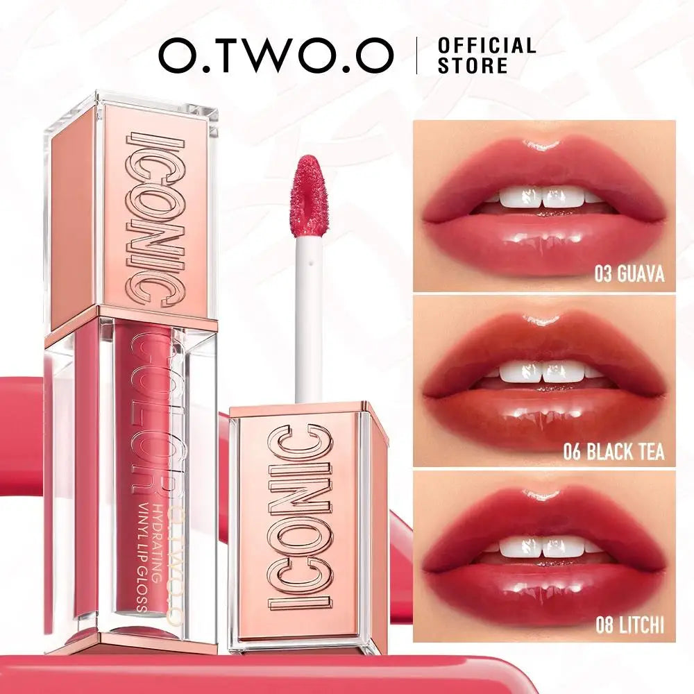 O.TWO.O Plumping Lip Gloss – Hydrating, High-Shine & Waterproof