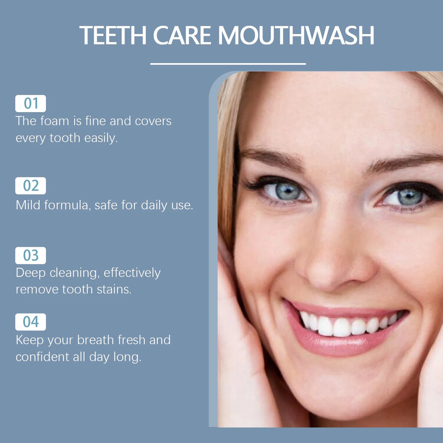 Oralhoe Teeth Whitening Foam – Mint Oral Care Mousse