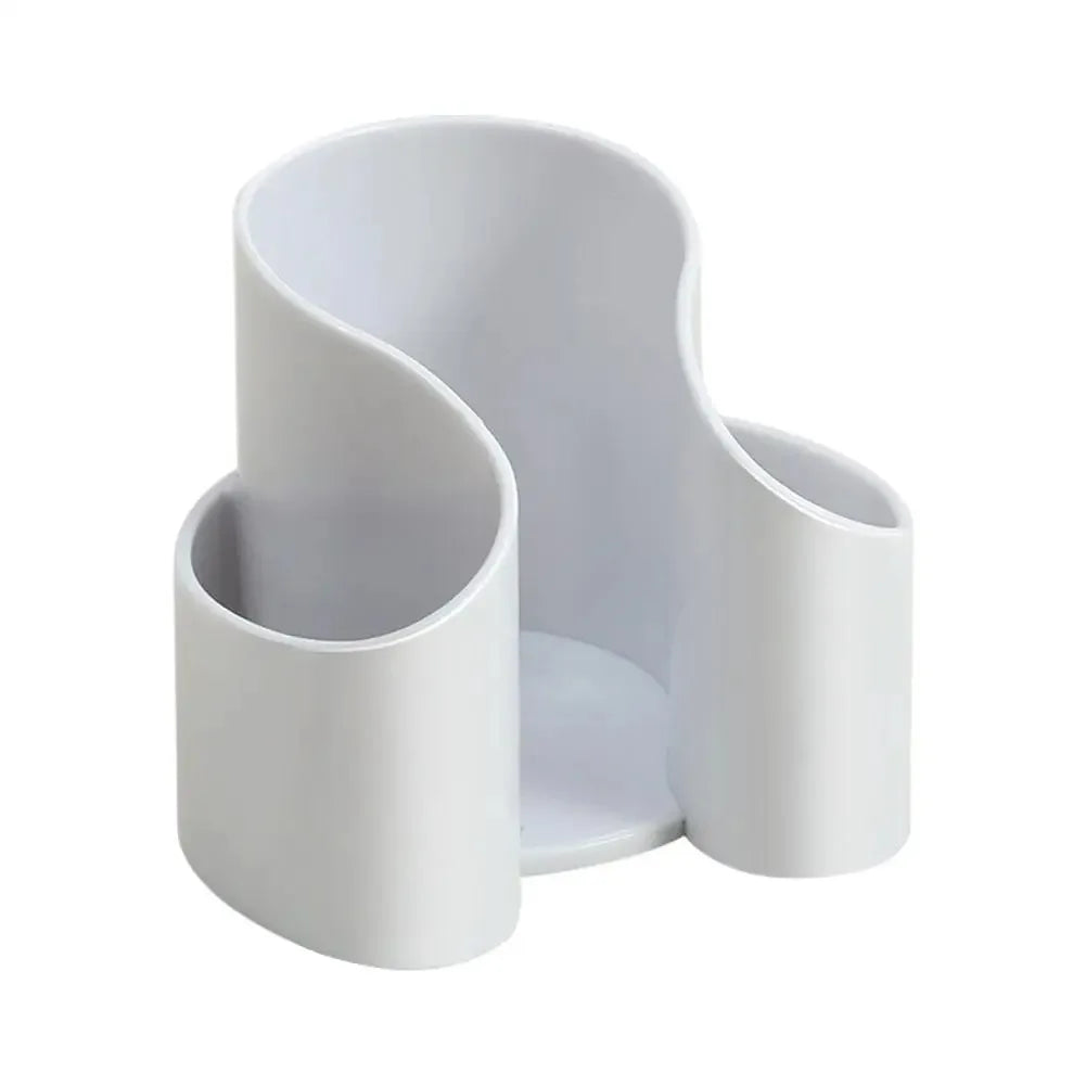 2-in-1 Dental Floss & Cotton Storage Box Countertop Organizer