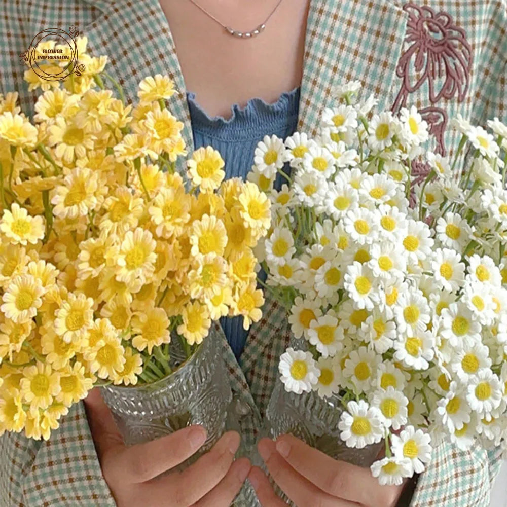 20pcs Daisy Artificial Flower Bouquet | Home & Table Decor
