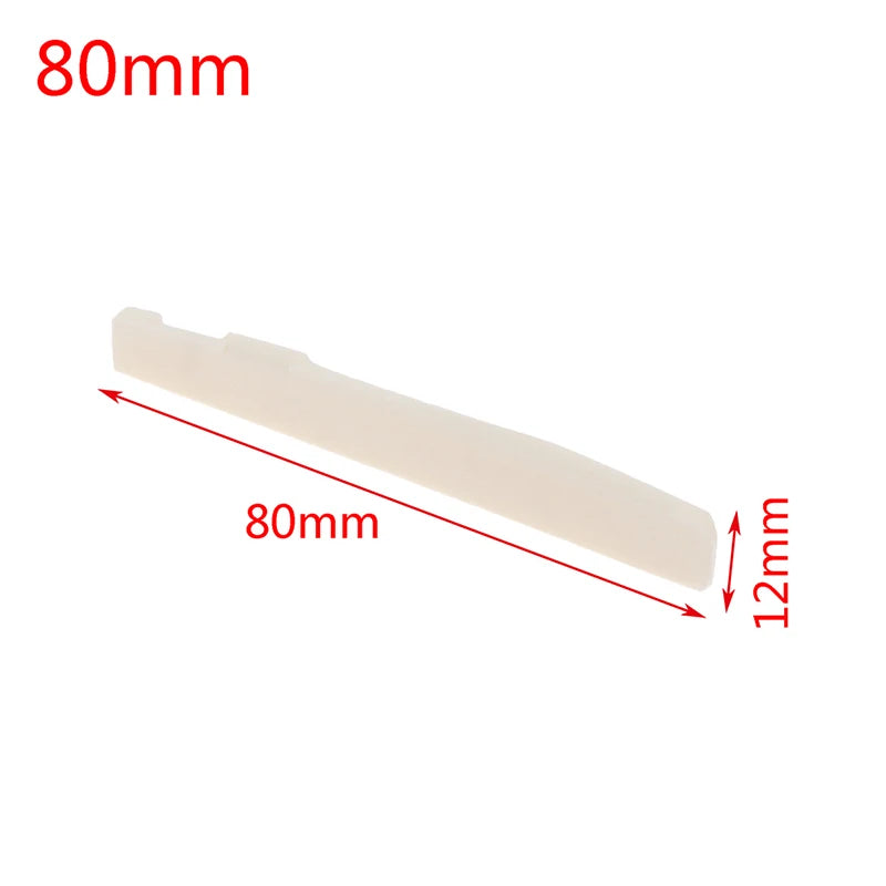 Real Bone Bridge Saddle for Acoustic Guitar – 72–80mm