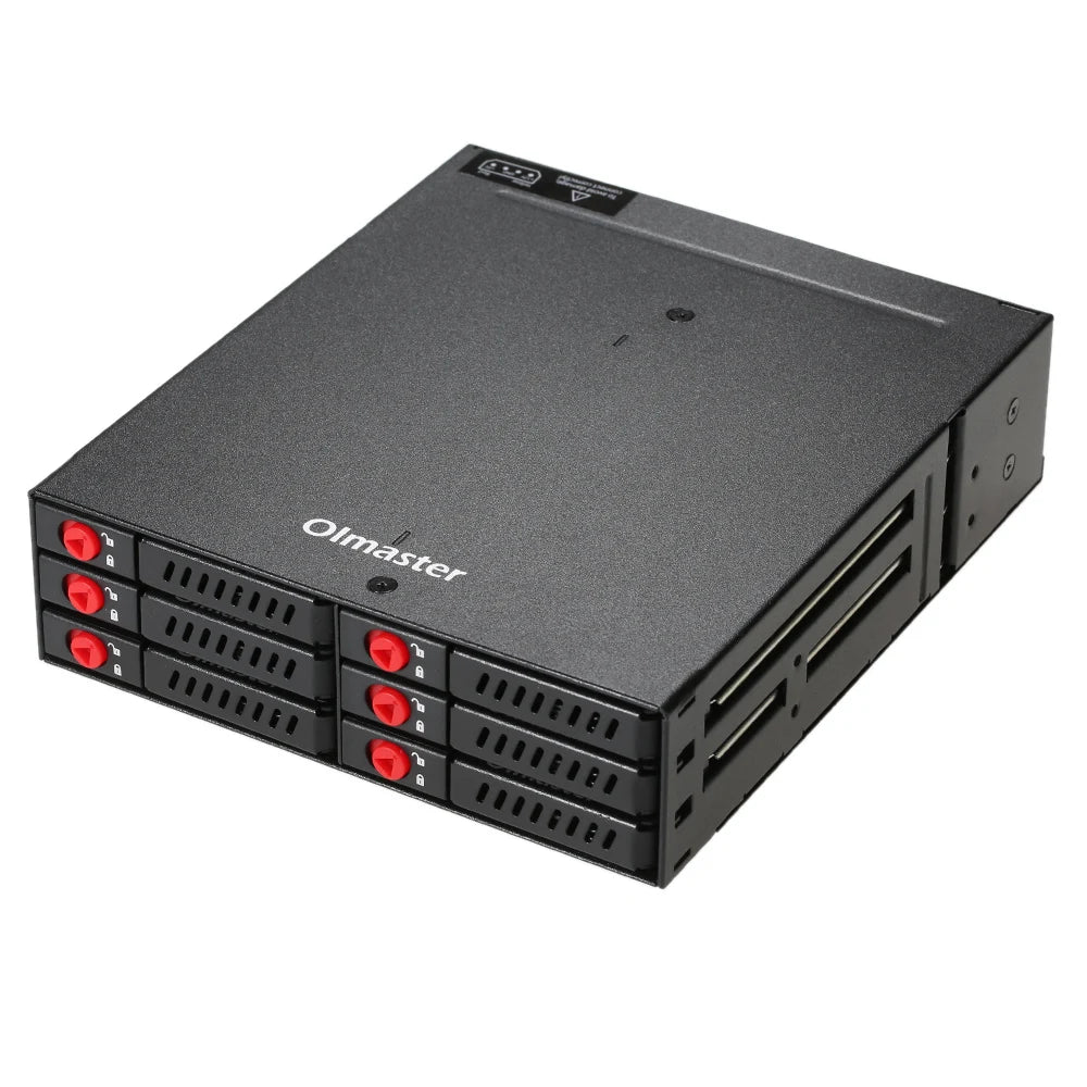 OImaster 6-Bay 2.5" SATA HDD SSD Hot-Swap Mobile Rack 6Gbps