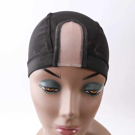 5 Pcs Stretchable Hairnet U Part Dome Mesh Cap For Making Wigs Net Elastic Breathable Wave Cap Peaceful Pleasures Health and Wellness Default Title