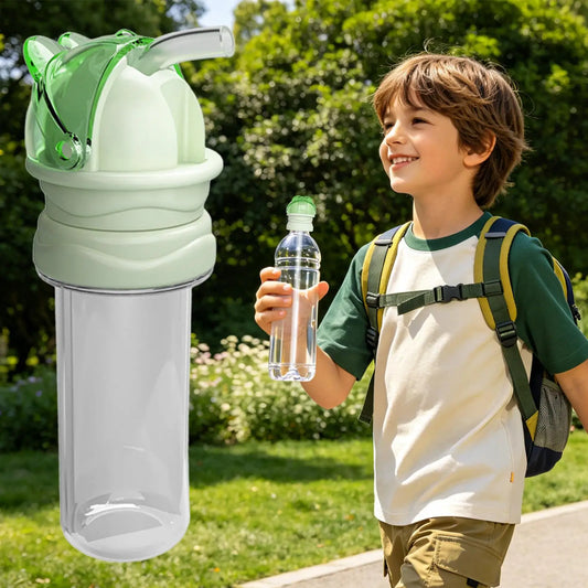 Kids Reusable Straw Spout Bottle Topper – Leak-Proof Sippy Cap Kids Bottle Topper Peaceful Pleasures Health and Wellness