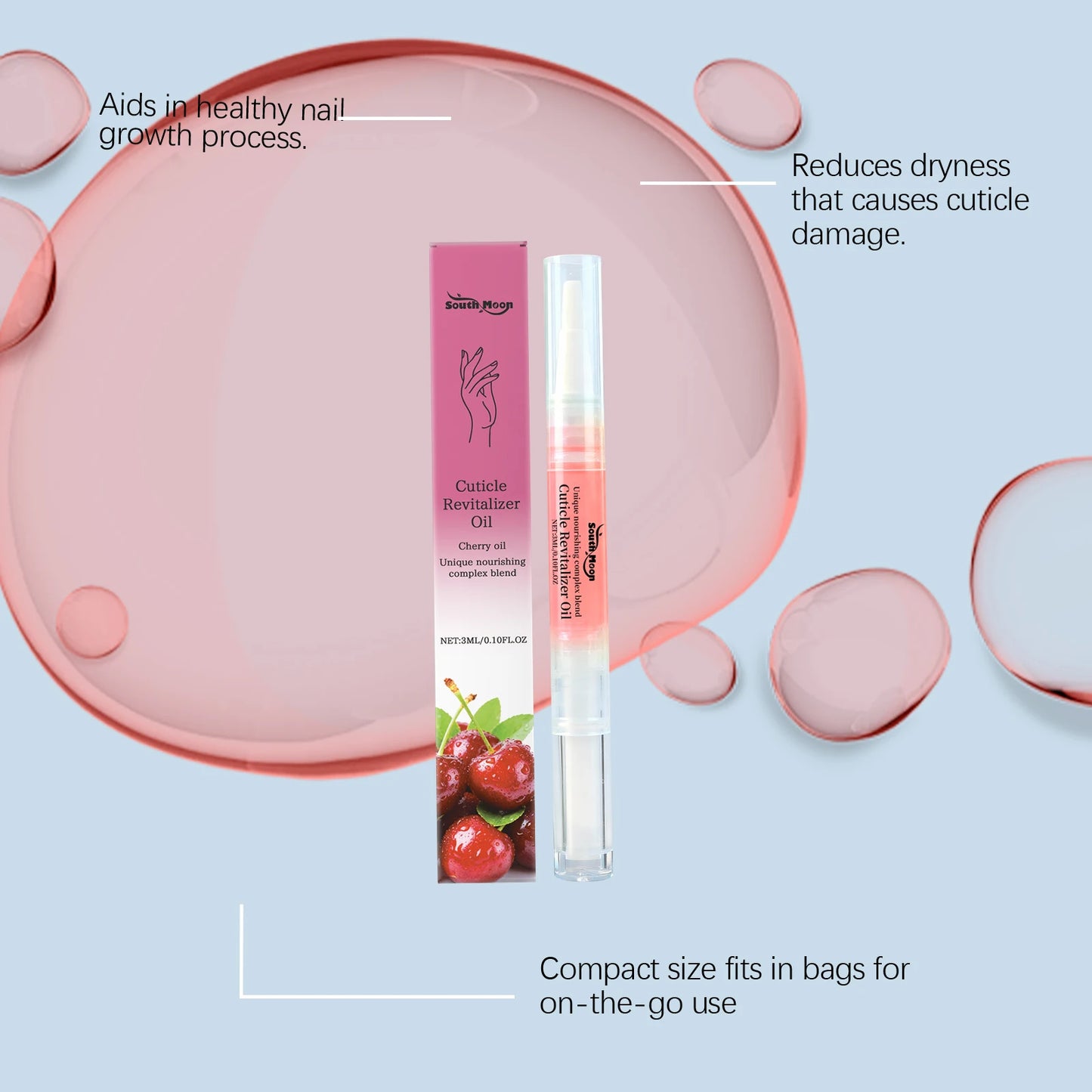 Cherry Cuticle Oil Pen | Nail Nourishing & Strengthening Treatment