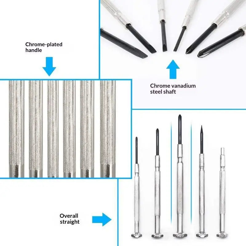 11-Piece Precision Screwdriver Set – Watch, Phone & Electronics