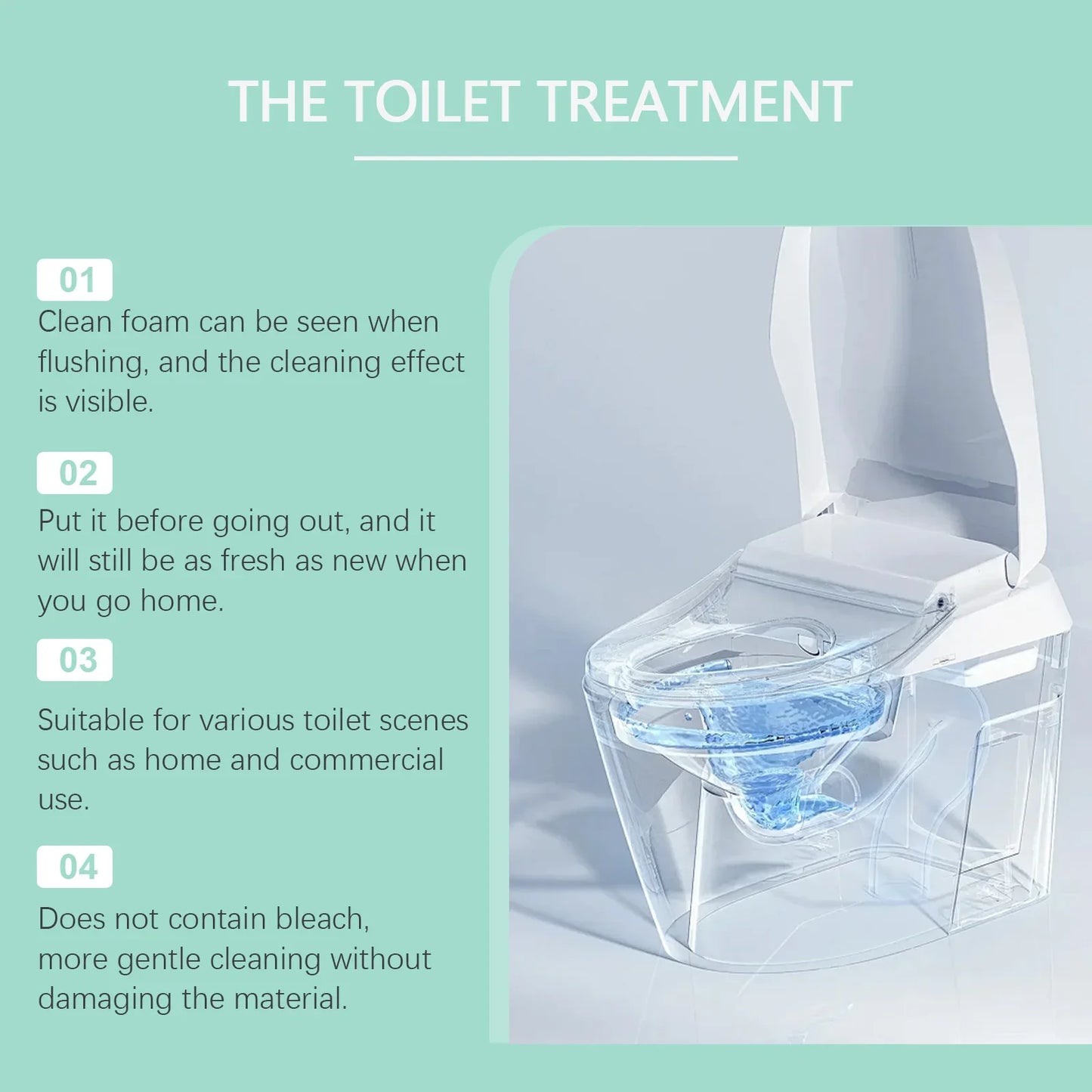 Jue Fish Automatic Toilet Bowl Cleaner – Tank Tabs 120g