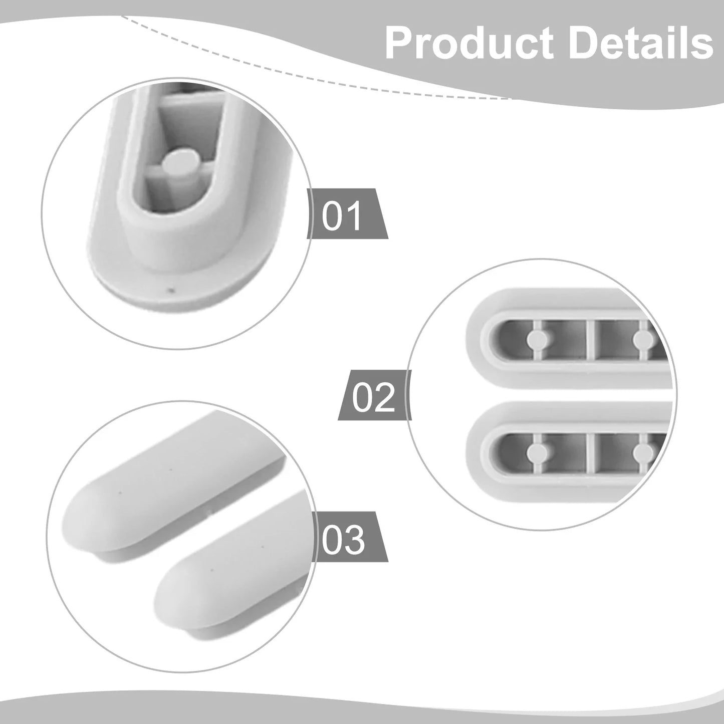 12-Pack Toilet Seat Bumper Pads – Shock-Proof Lid Buffer Cushions