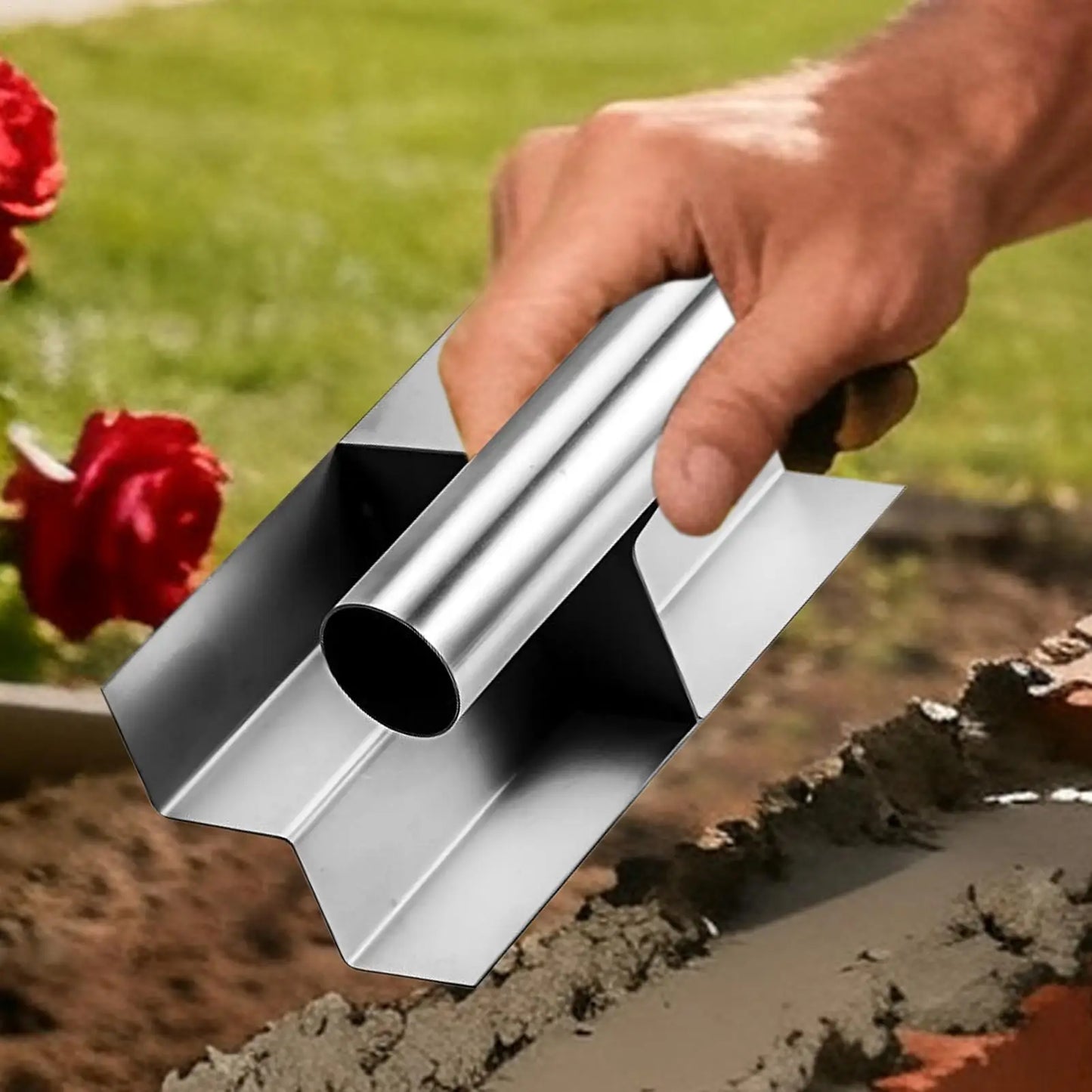 Stainless Steel Finishing Trowel | Drywall Plastering Tool