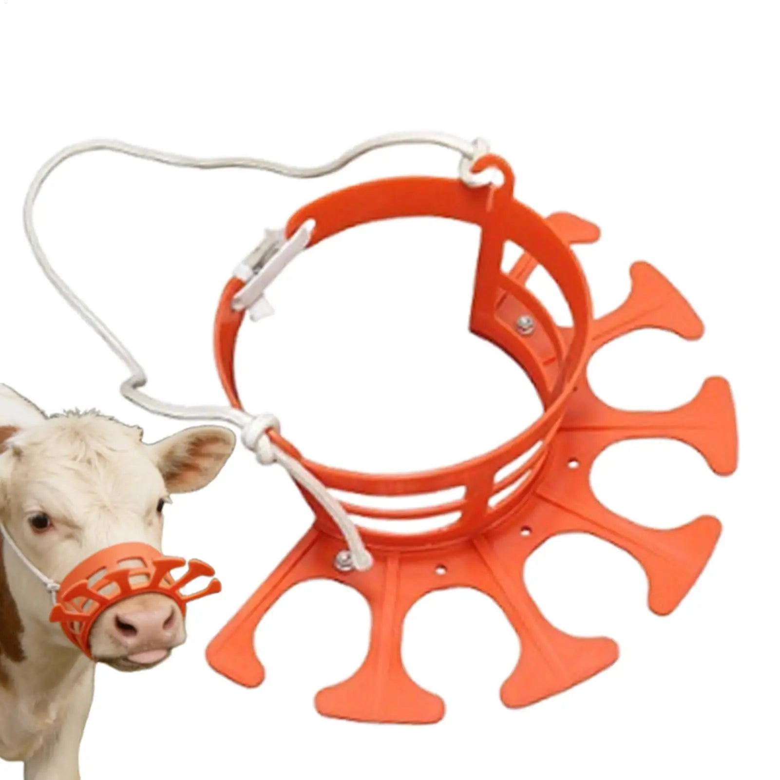 Calf Weaner for Cattle Breathable Comfortable Easy Installation Calf Weaning Thick Clip for Farmers Professionals Herd Managers Peaceful Pleasures Health and Wellness