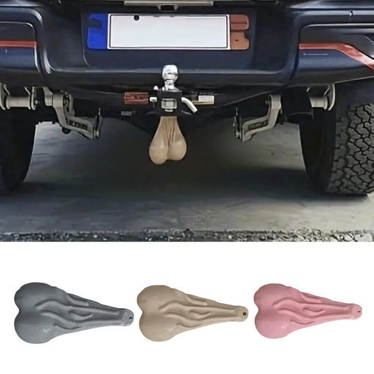 Truck Balls Nuts Funny Bumper Ornaments Prank Gag Automotive Decorative Accessories for Men Boyfriend Husband Friends Adult Gift Peaceful Pleasures Health and Wellness