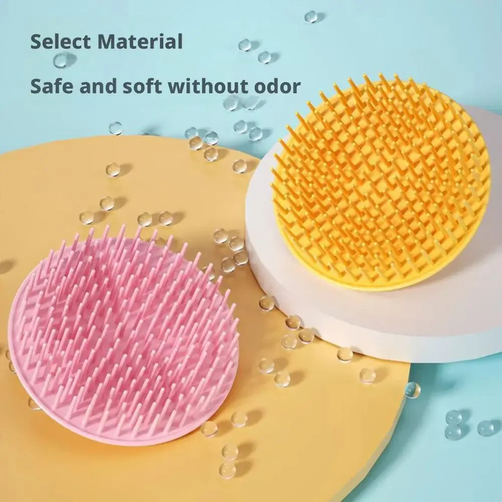 Hair Scalp Exfoliator Brush Dandruff Cleaning Brush Flexible Scalp Massager, Shower Shampoo Brush For Home Office, Travel & Pets Peaceful Pleasures Health and Wellness