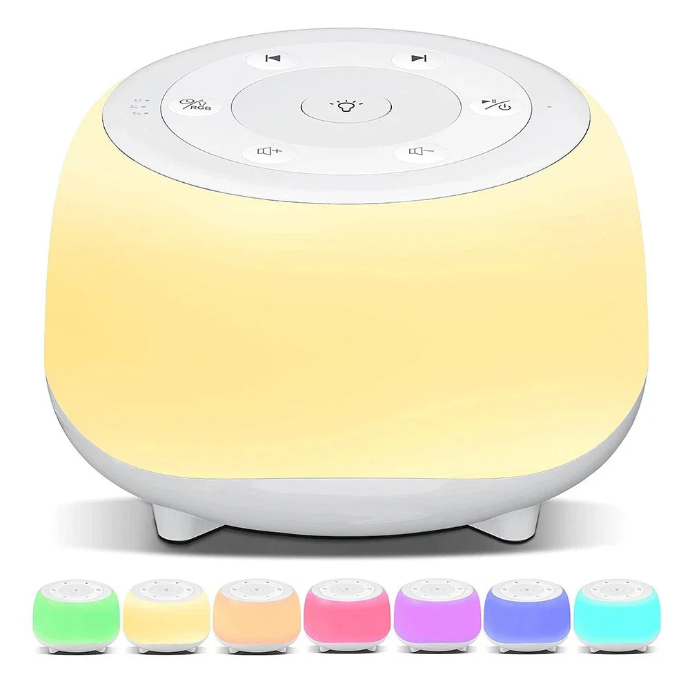 Portable White Noise Machine – 34 Sounds & Night Light