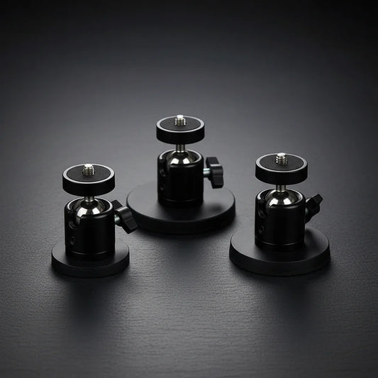 Magnetic Camera Mount Bracket 1/4" Ballhead for GoPro & Tripod Camera Mount Bracket Oasis Select