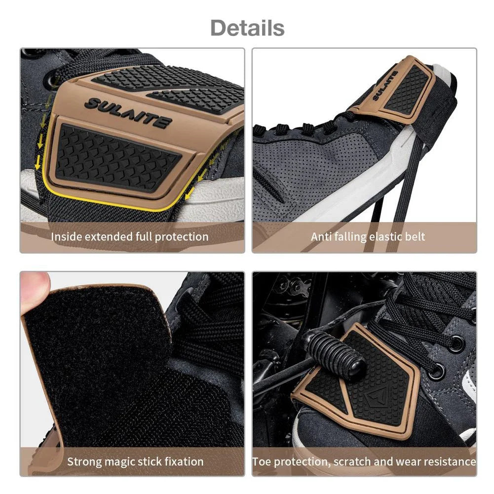 Universal Motorcycle Shifter Pad TPU Motorcycle Shoe Protective Gear Shift Pad Anti-skid Gear Shifter Guards Protector Cover Peaceful Pleasures Health and Wellness