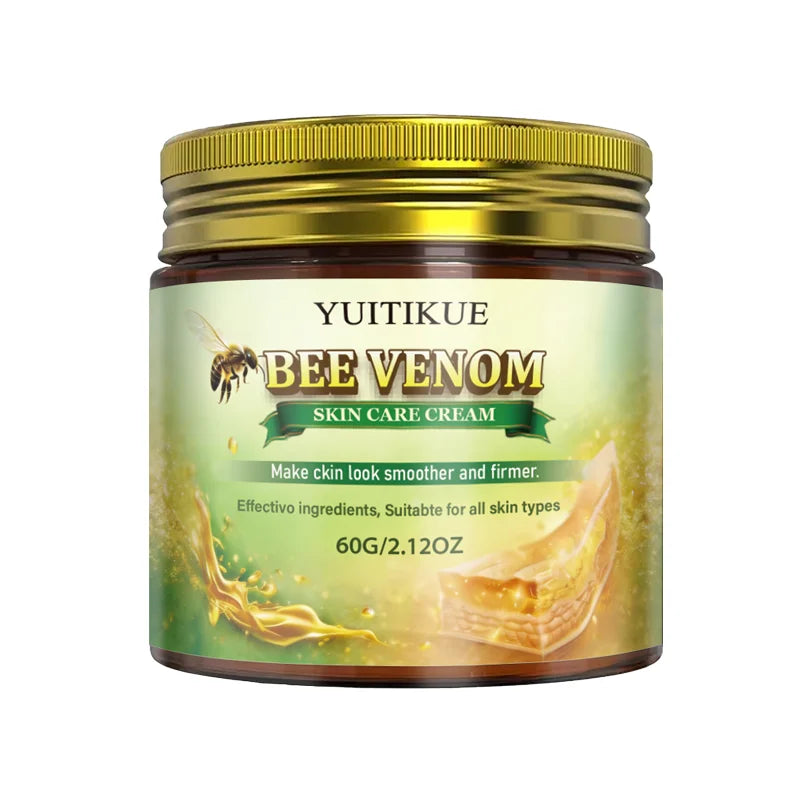Yuitikue Bee Venom Skin Care Cream, 60g Firming & Smoothing Face & Body Cream, Suitable for All Skin Types Peaceful Pleasures Health and Wellness 1pc 60g