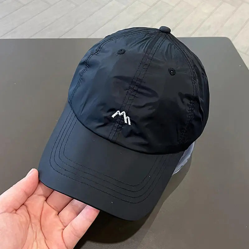 Quick-Drying Baseball Caps For Women Men Solid Color Baseball Hats Outdoor Sports Sunscreen Thin Women's Hats Peaceful Pleasures Health and Wellness