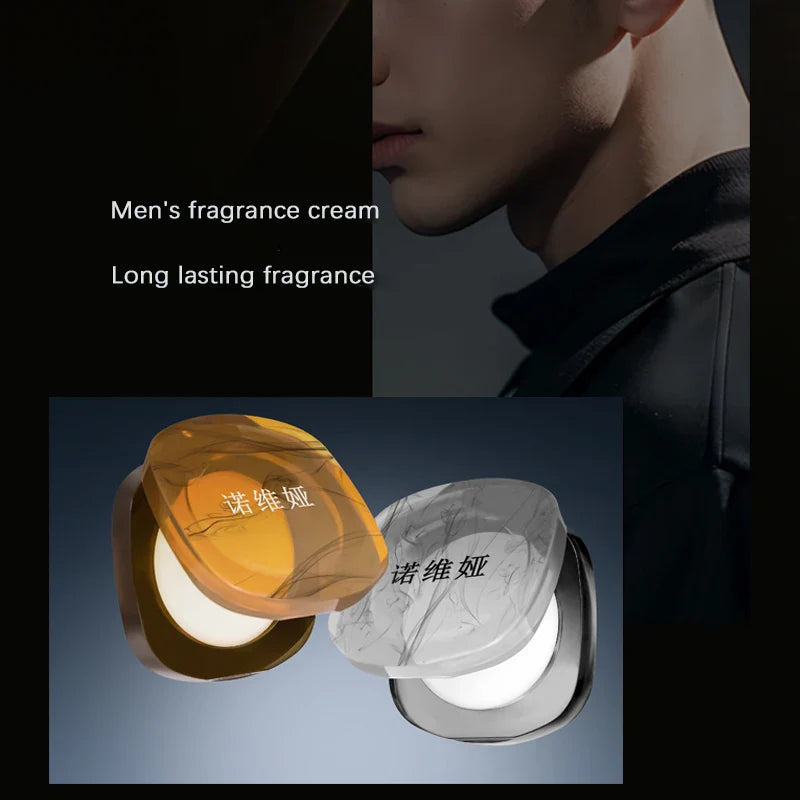 Men's Solid Fragrance Cream – Long-Lasting Fresh Scent