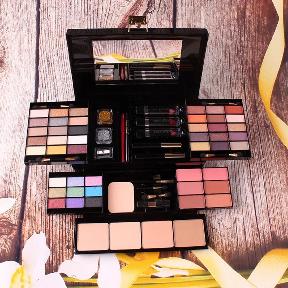 MISS ROSE Professional Makeup Set – 39-Color Eyeshadow Full Kit